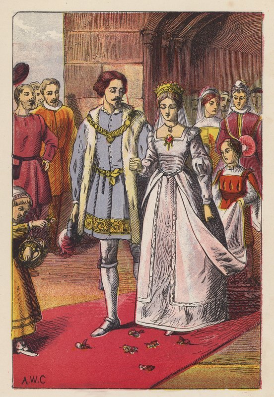 Hamupipőke házassága (színes litográfia) alkotó: English School