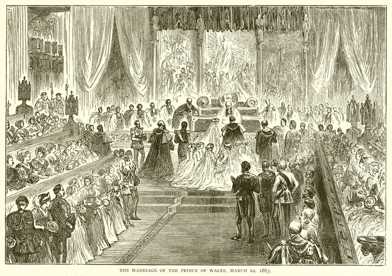 A walesi herceg házassága, 1863. március 10 alkotó: English School