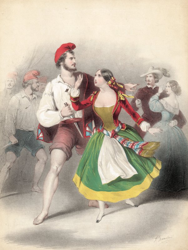A Masaniello Quadrille alkotó: English School