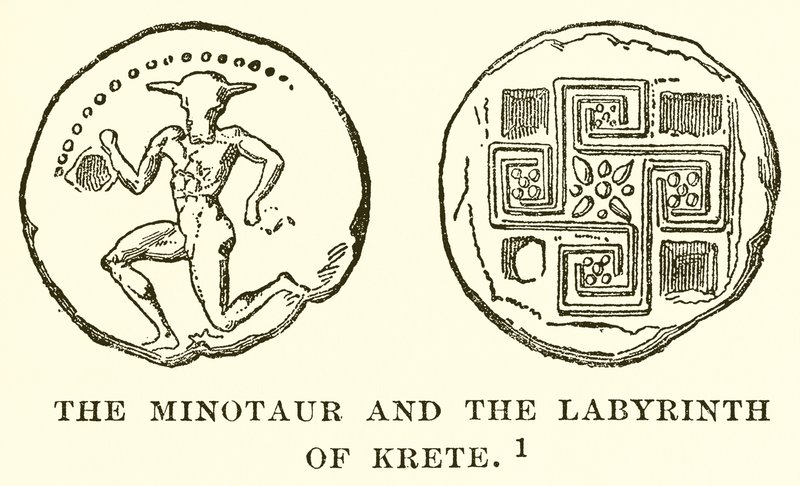A Minotaurusz és a krétai labirintus alkotó: English School