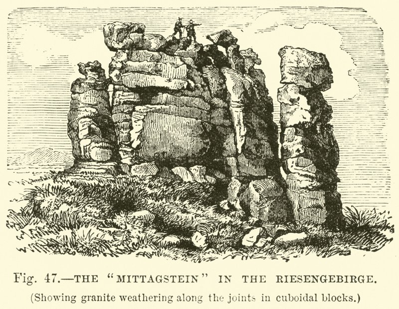 A Mittagstein az Óriás-hegységben alkotó: English School