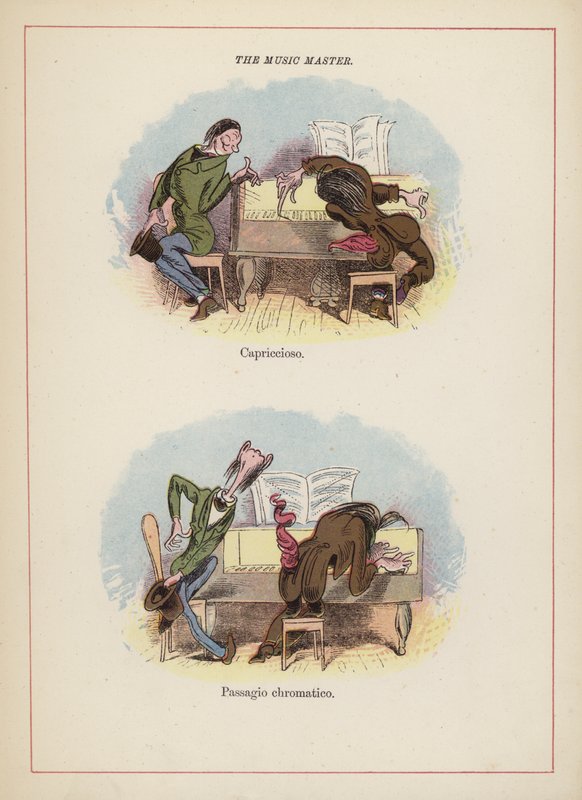 A zenemester – a zongorázás különböző módjai (színes litó) alkotó: English School