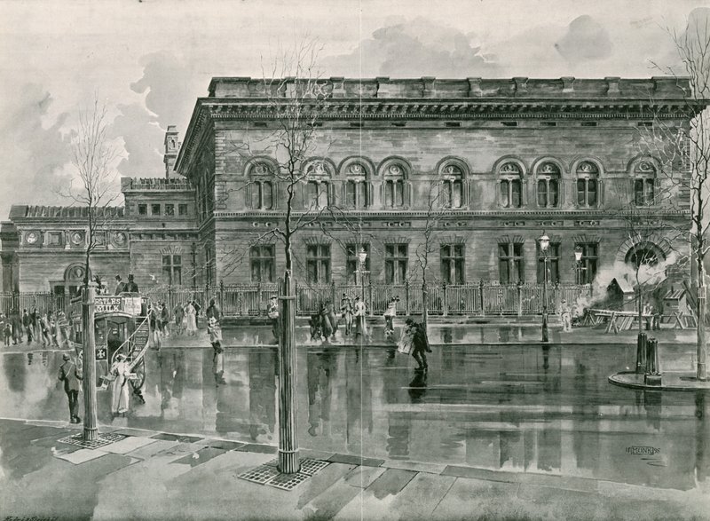 A Nemzeti Portré Galéria a Trafalgar Square-en alkotó: English School