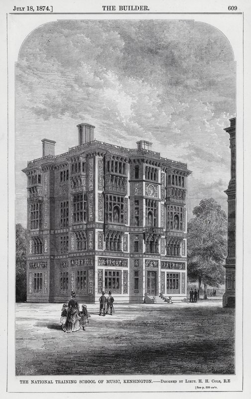 The National Training School of Music, Kensington (metszet) alkotó: English School