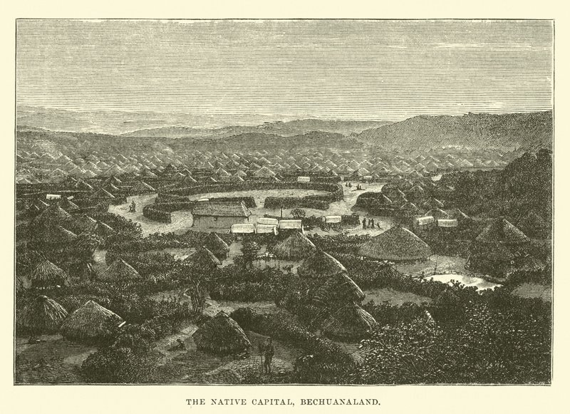 A szülőváros, Bechuanaland alkotó: English School