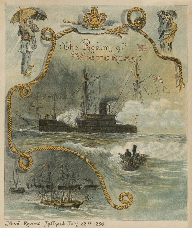 The Naval Review, Spithead, 1886. július 23 alkotó: English School