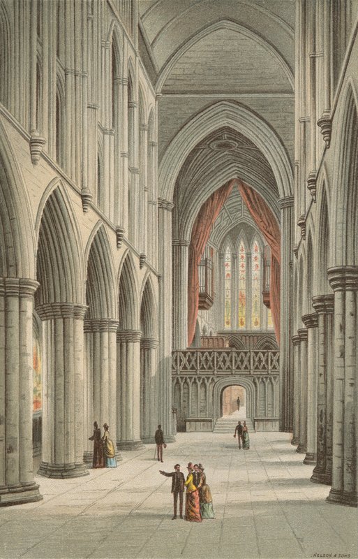 The Nave, Glasgow Cathedral alkotó: English School