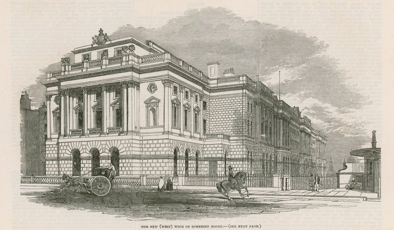 A Somerset-ház új (nyugati) szárnya alkotó: English School