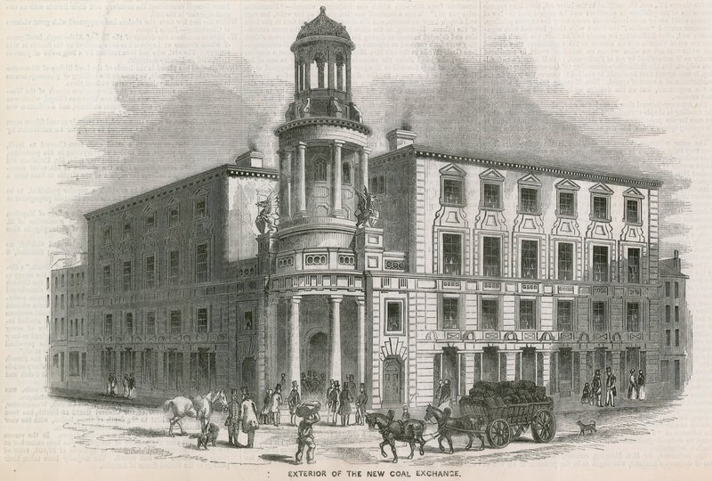 Az Új Széntőzsde, Thames Street alkotó: English School