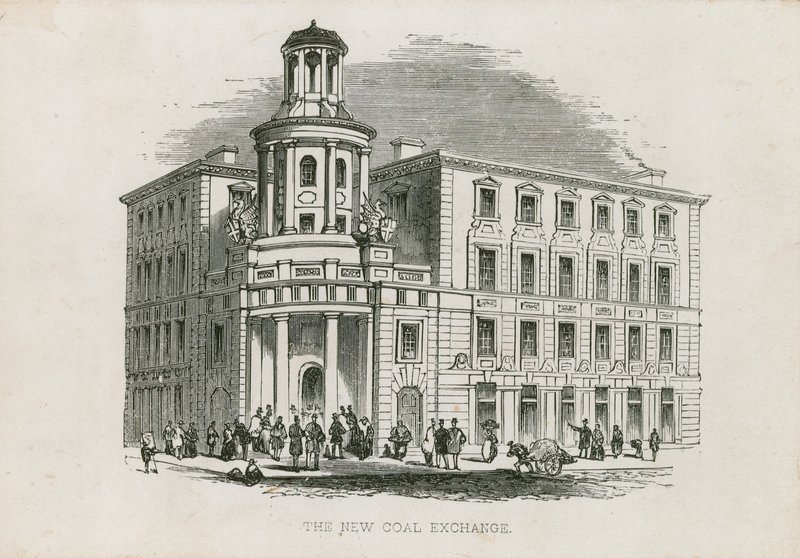 Az Új Széntőzsde, Thames Street alkotó: English School