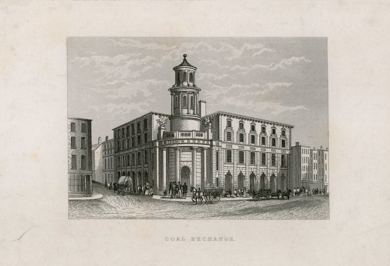 Az Új Széntőzsde, Thames Street alkotó: English School