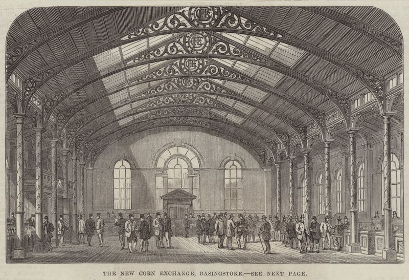The New Corn Exchange, Basingstoke (metszet) alkotó: English School