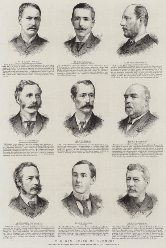 Az új alsóház (metszet) alkotó: English School