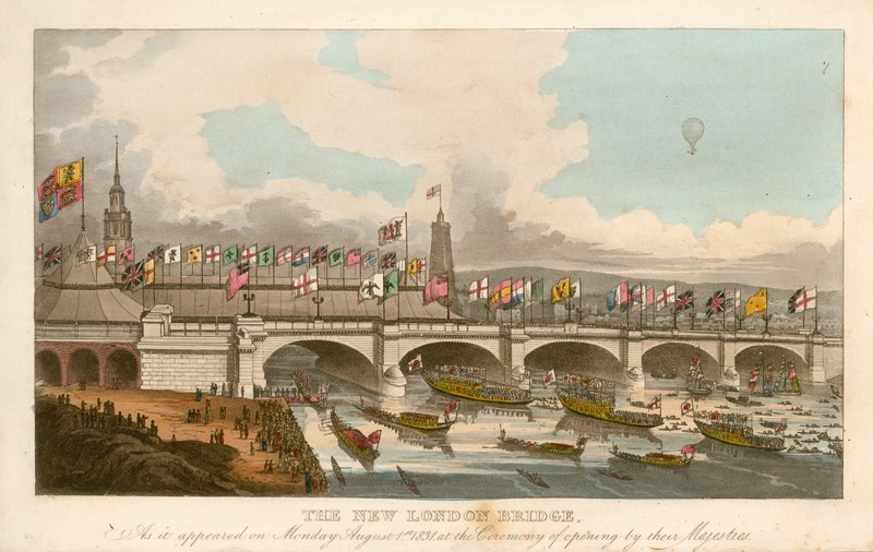 A New London Bridge, 1831. augusztus 1 alkotó: English School