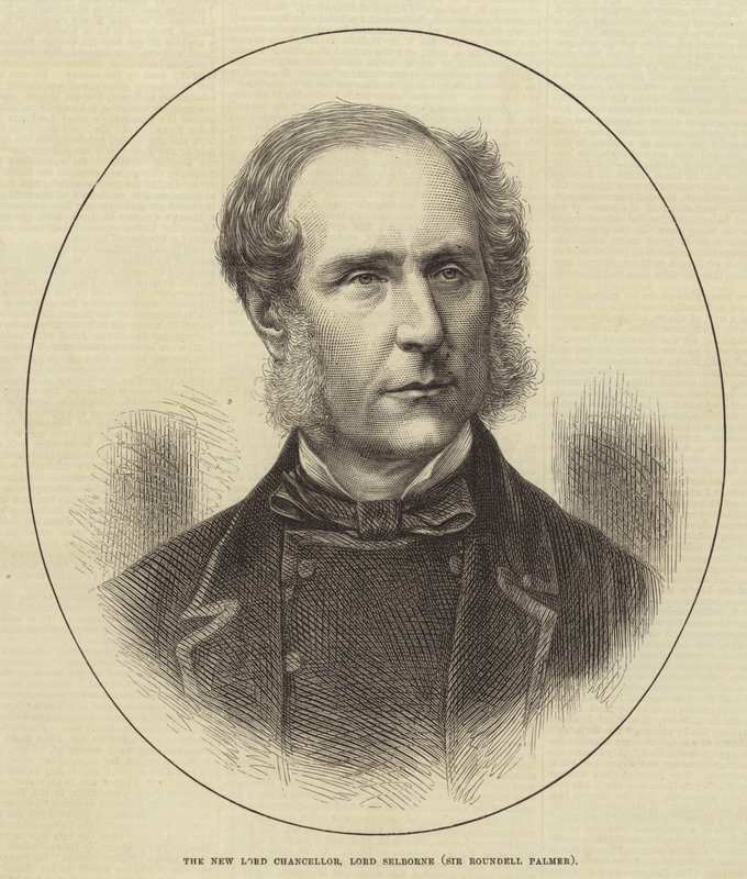 The New Lord Chancellor, Lord Selborne (Sir Roundell Palmer) (metszet) alkotó: English School