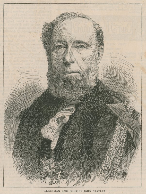 Az új polgármester és seriffek: Alderman és John Staples seriff alkotó: English School