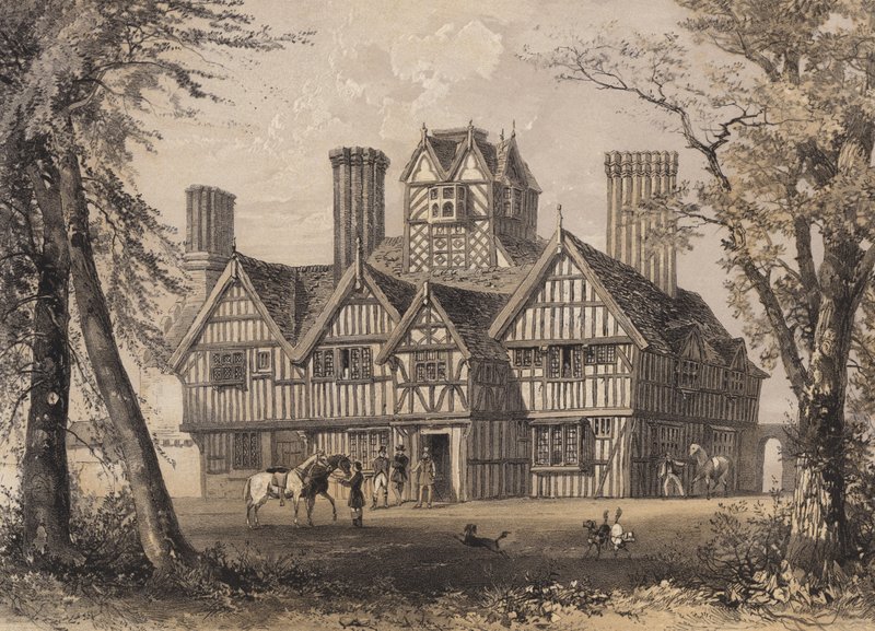 The Oak House, West Bromwich, Staffordshire alkotó: English School