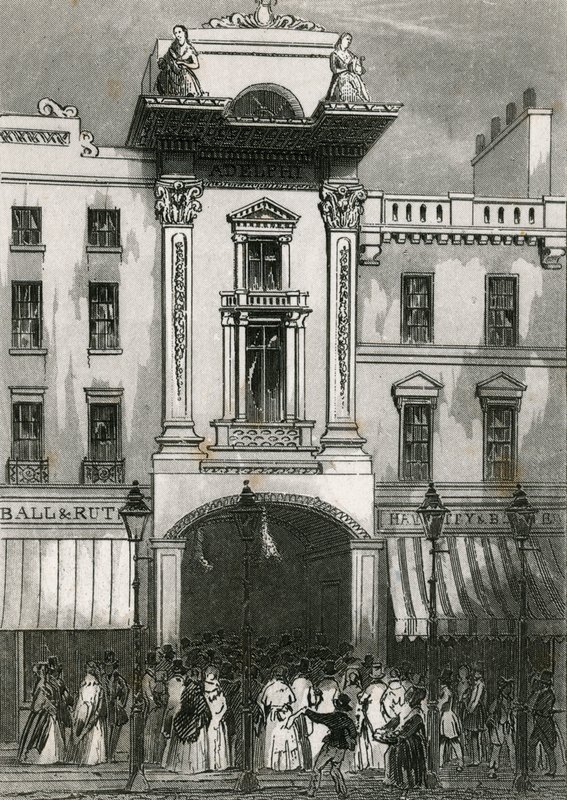 A Régi Adelphi Színház alkotó: English School