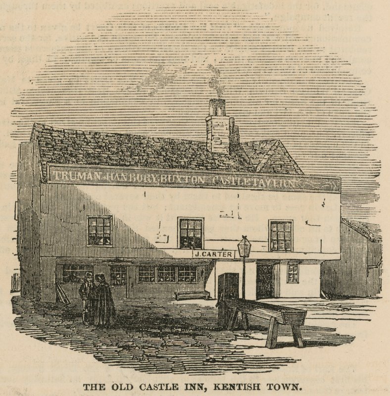 The Old Castle Inn, Kentish Town, London alkotó: English School