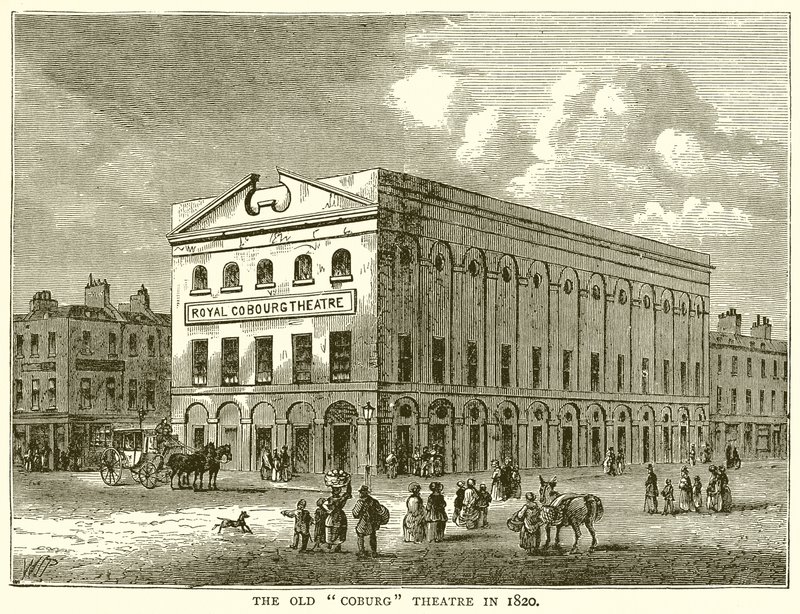 Az Old Coburg Színház 1820-ban alkotó: English School