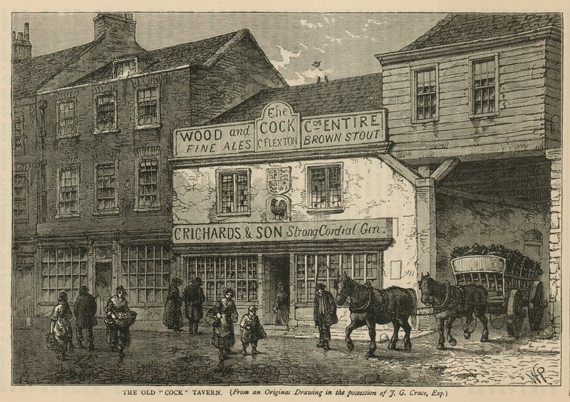 The Old Cock Tavern, Tothill Fields, London alkotó: English School