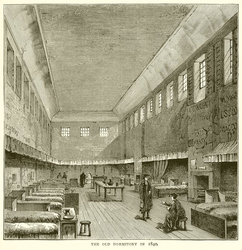 A régi kollégium 1840-ben alkotó: English School