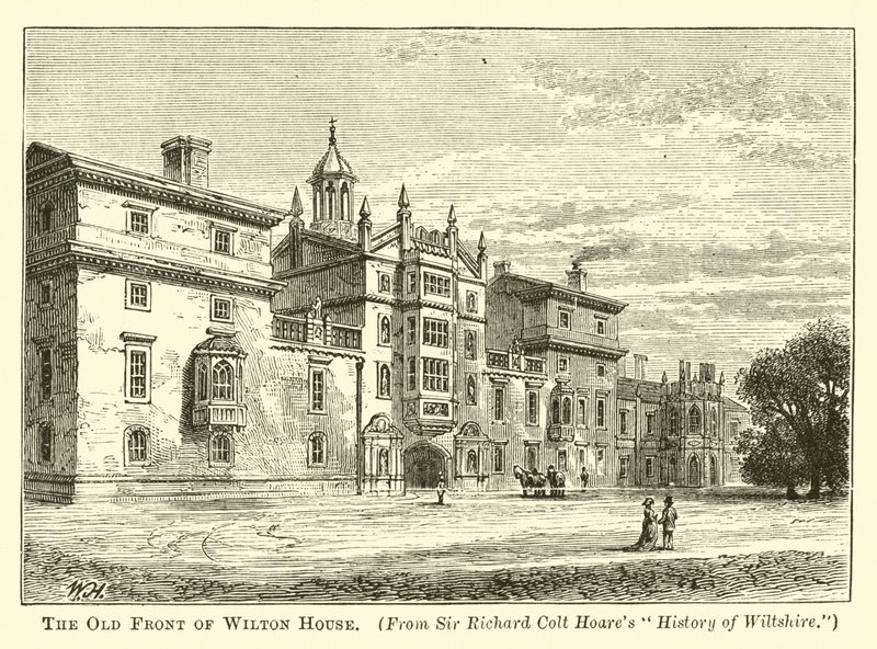 A Wilton House régi frontja alkotó: English School