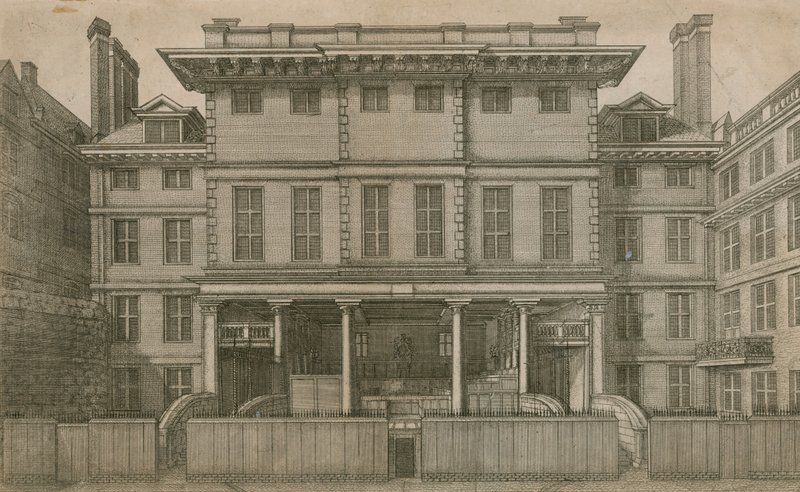 A régi igazságszolgáltatási csarnok alkotó: English School