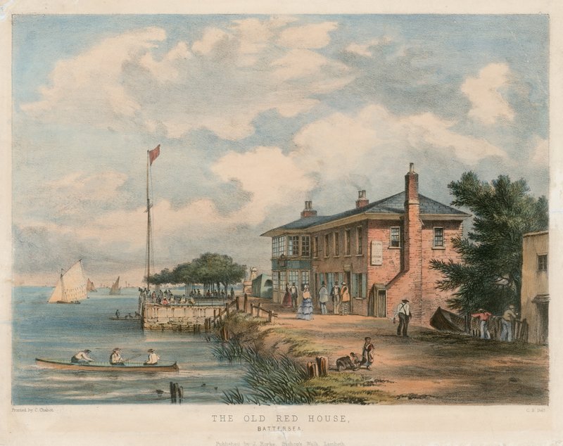 A régi vörös ház, Battersea alkotó: English School