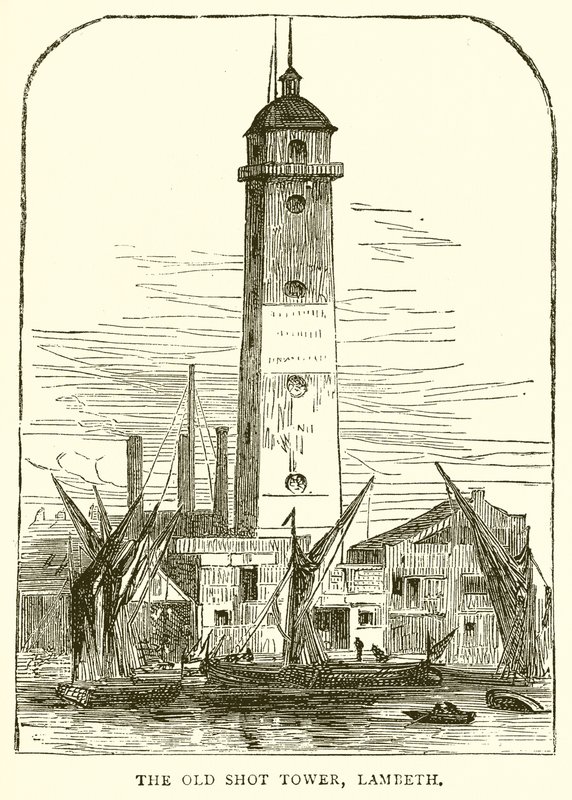 Az Old Shot Tower, Lambeth alkotó: English School