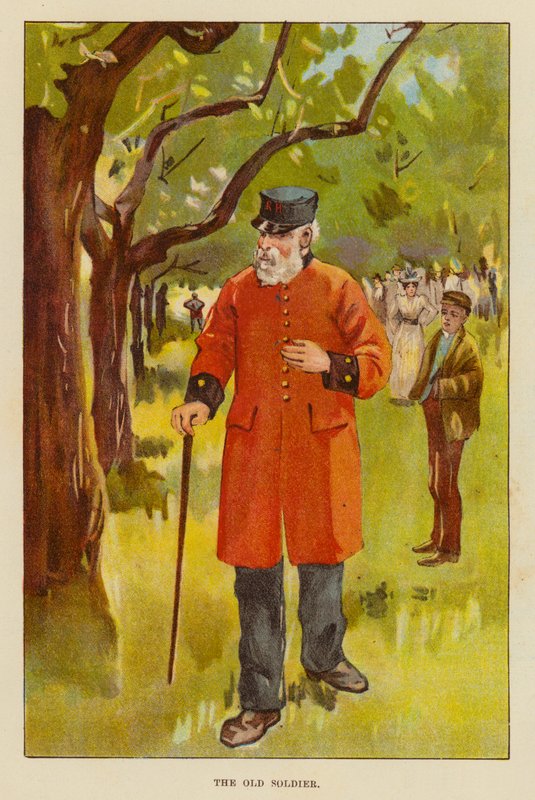 Az öreg katona (színes litó) alkotó: English School