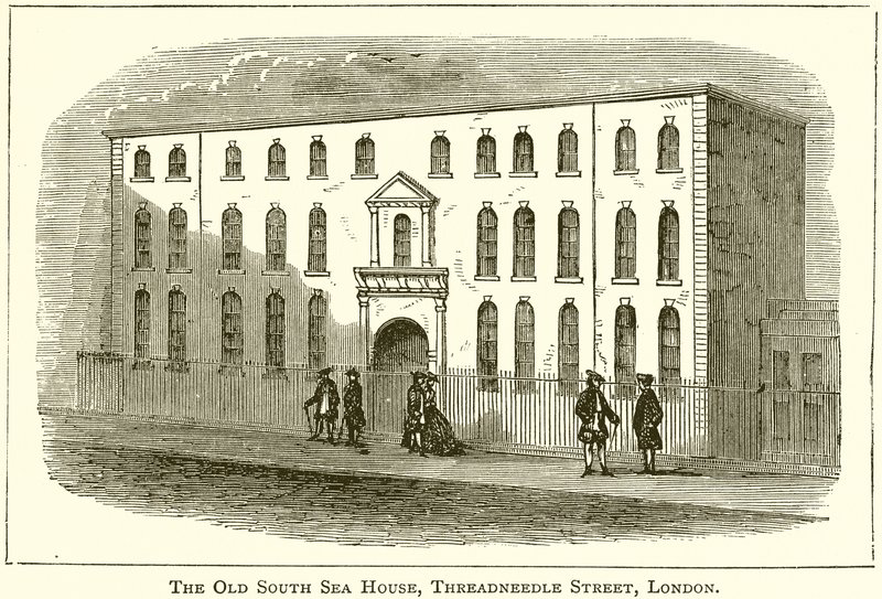 The Old South Sea House, Threadneedle Street, London alkotó: English School
