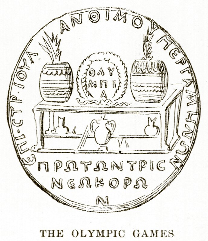 Olimpiai játékok, illusztráció Görögország történelméből, Victor Duruy, 1890 alkotó: English School