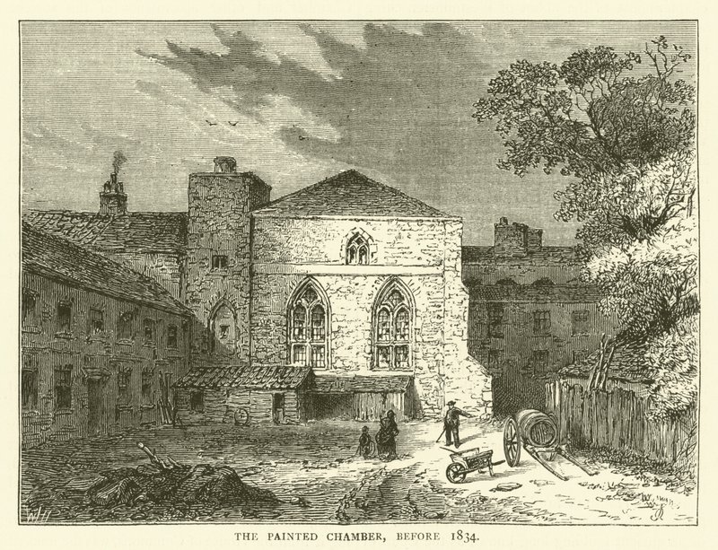 A festett kamra, 1834 előtt (metszet) alkotó: English School