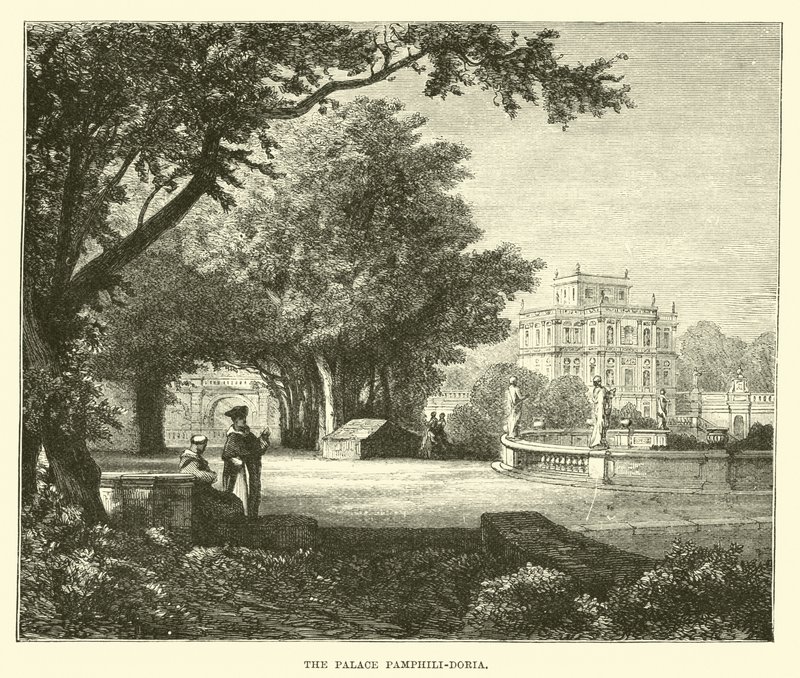 A Pamphili-Doria palota alkotó: English School