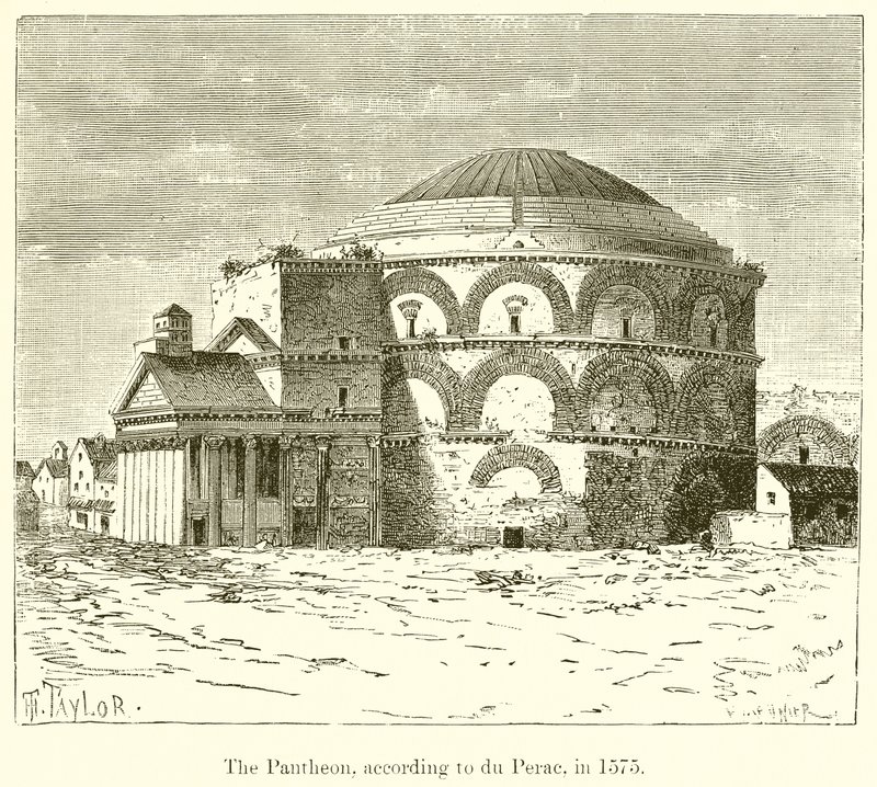 A Pantheon Du Perac szerint 1575-ben alkotó: English School