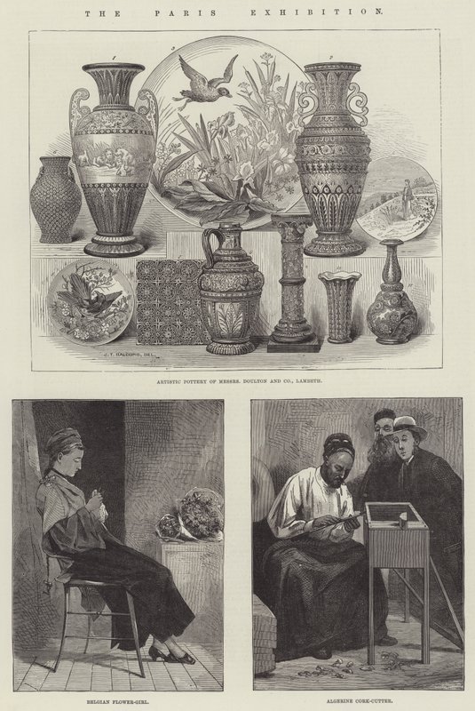 Párizsi Kiállítás (metszet) alkotó: English School