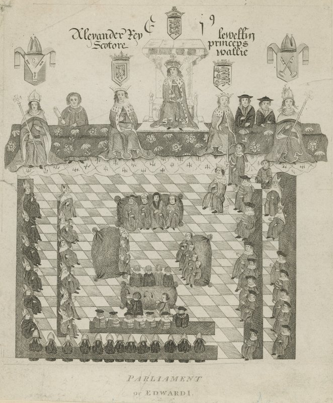 I. Edward király parlamentje alkotó: English School