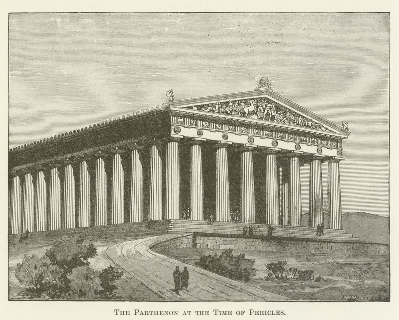 Parthenon Periklész korában alkotó: English School