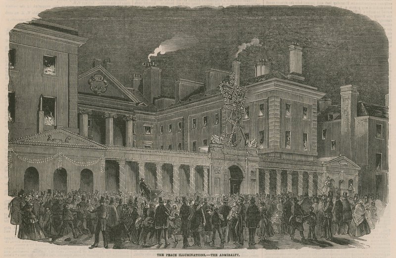 A béke megvilágítása az Admiralitásnál alkotó: English School