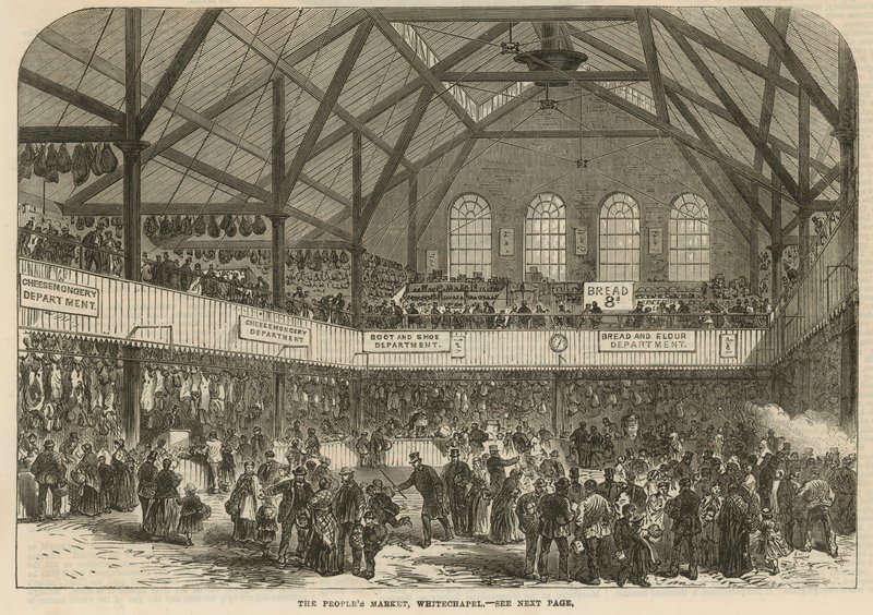 The Peoples Market, Whitechapel, London alkotó: English School