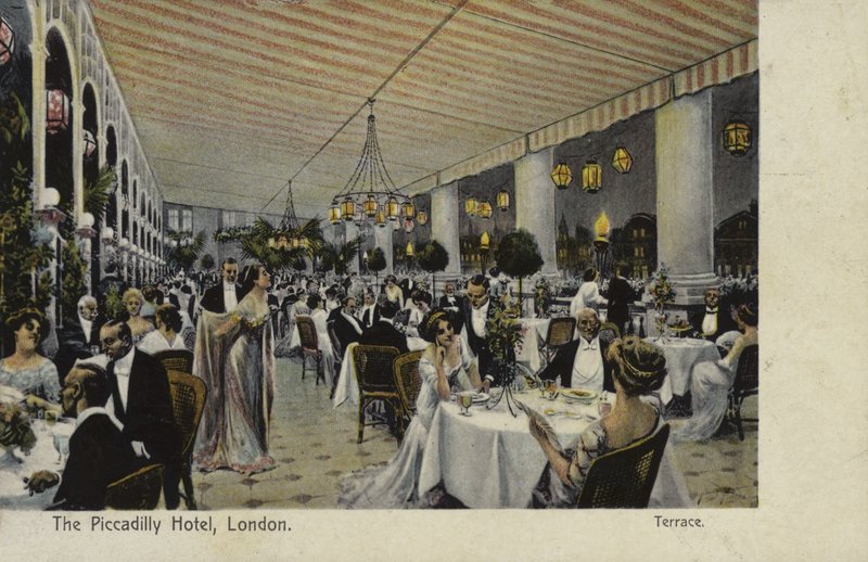 A Piccadilly Hotel, London alkotó: English School