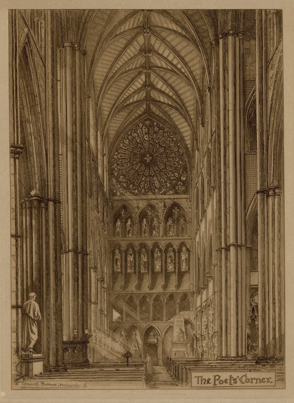 A Westminster Abbey költősarka alkotó: English School