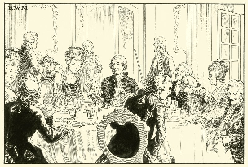 A burgonya-ünnep (tinta papíron) alkotó: English School