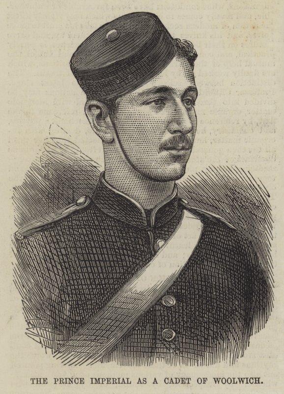 A császári herceg, mint woolwichi kadét (metszet) alkotó: English School
