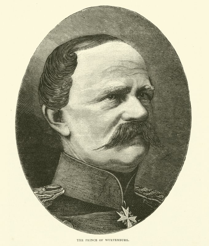 Würtemburg hercege, 1870. szeptember alkotó: English School