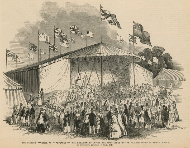 A hercegek pavilonja a Licensed Vituallers Asylumban alkotó: English School