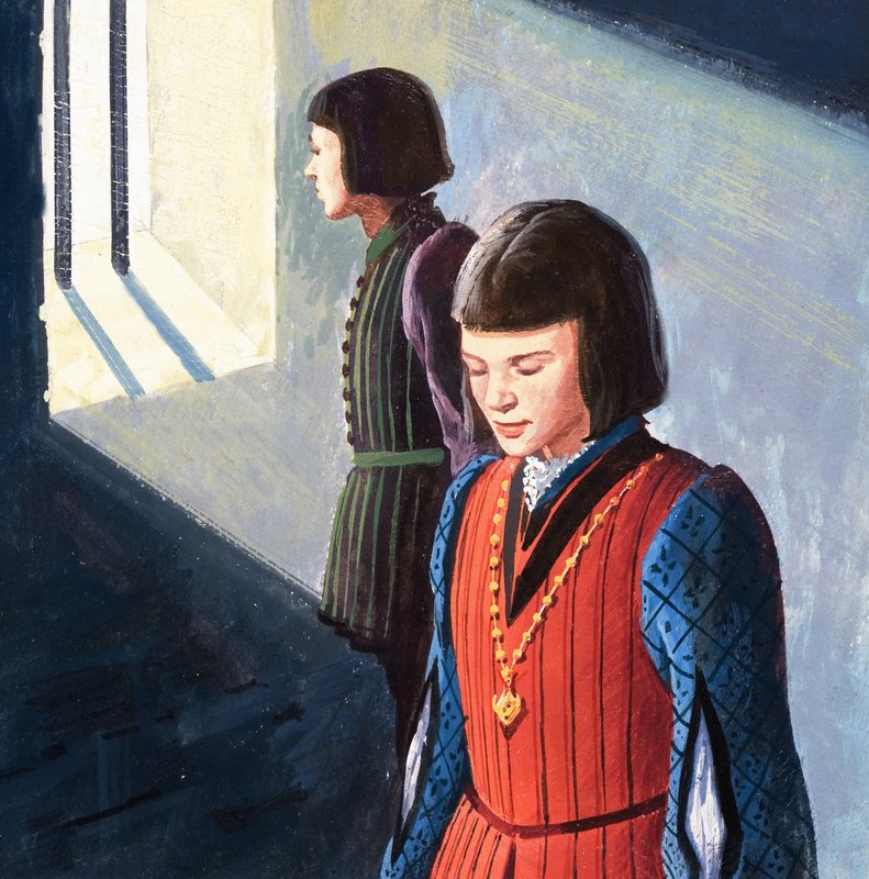 A hercegek a toronyban, köztük V. Edward király alkotó: English School