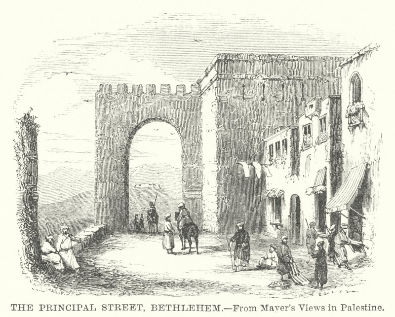 A Fő utca, Betlehem (metszet) alkotó: English School