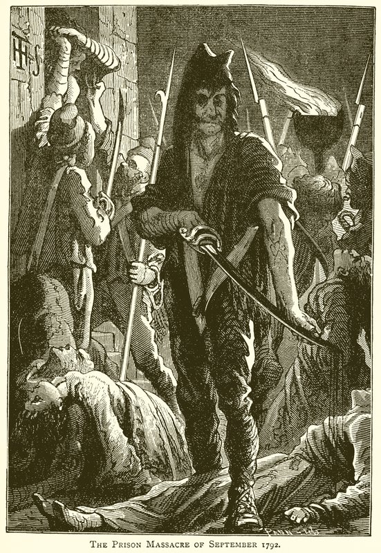 Az 1792. szeptemberi börtönmészárlás alkotó: English School